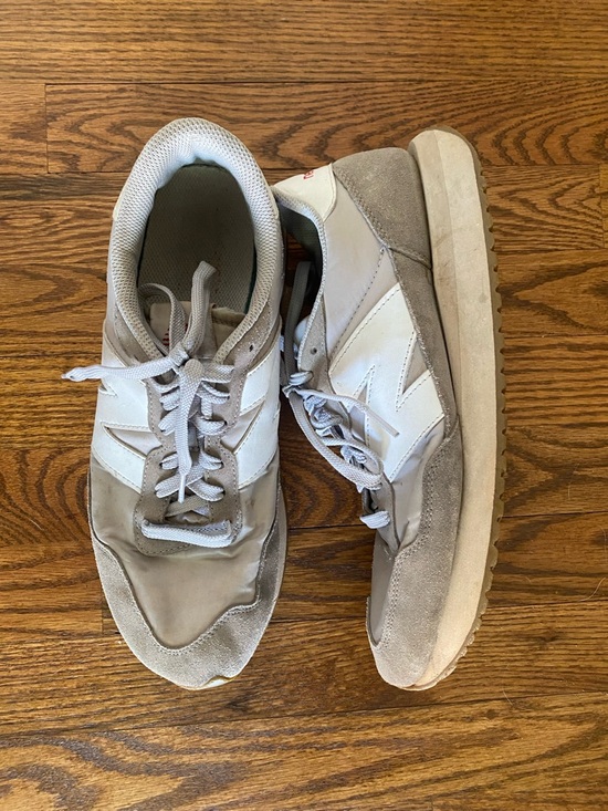 New Balance Other - New Balance Men's Suede & Leather Sneakers in Light Gray and White